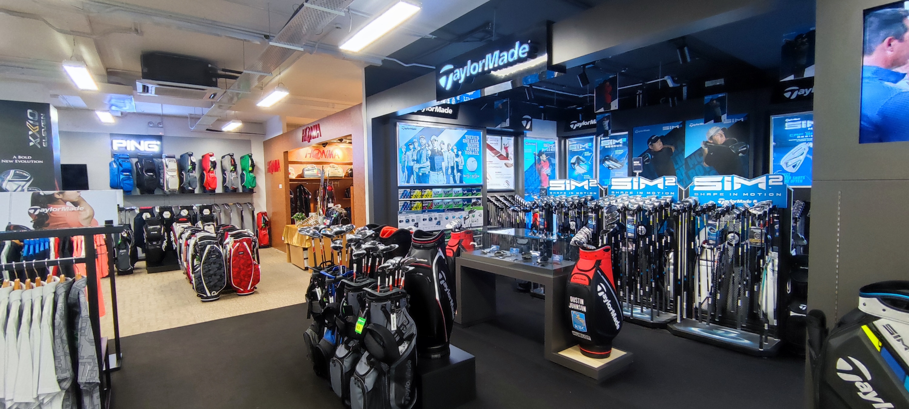 Pro Shop offers high quality apparel and golf clubs